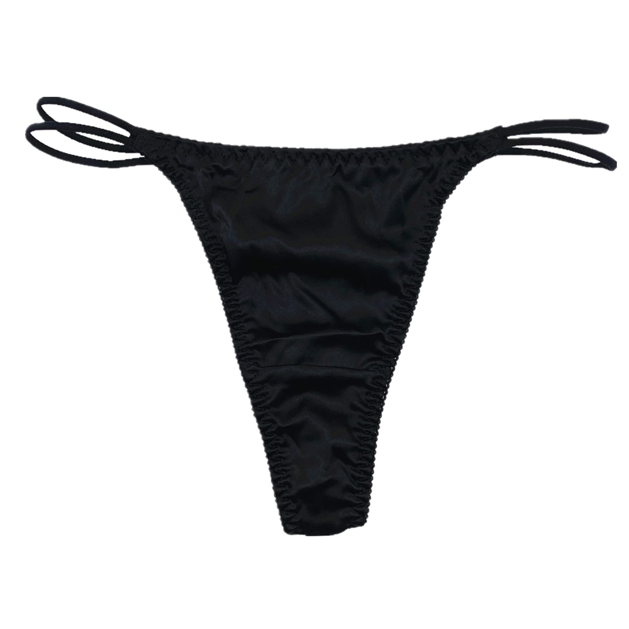1 Pack Women's Pure Silk G-String T-Back Thong Panties - Ultra Soft & Sexy Underwear for Comfort & Confidence | Perfect for Date Nights, Lingerie Gifts & Sensual Occasions