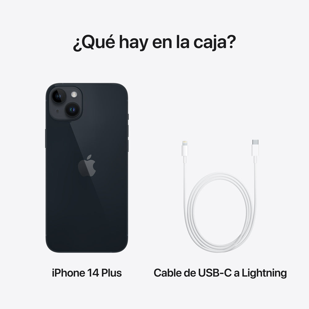 iPhone 14 Plus 128GB Midnight Blue - Latest Smartphone with Super Retina XDR Display | Perfect for Work, Travel & Entertainment