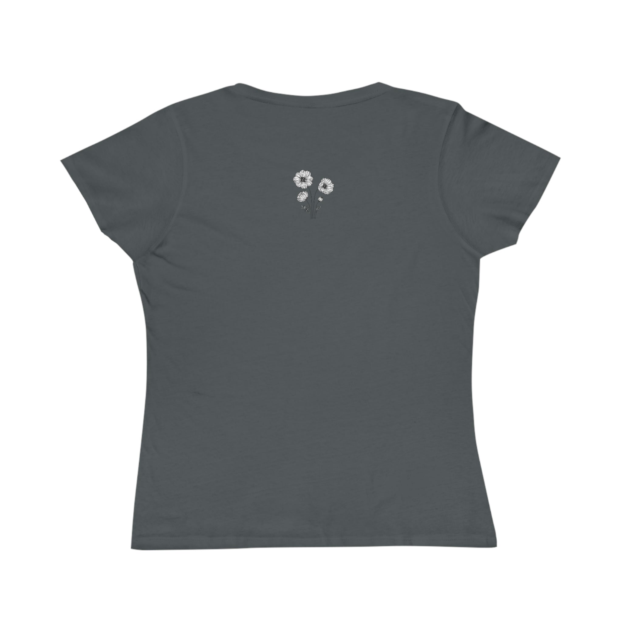 Organic Wildflower Print Women's T-Shirt - Soft Cotton Eco-Friendly Tee for Casual Wear & Summer Outfits