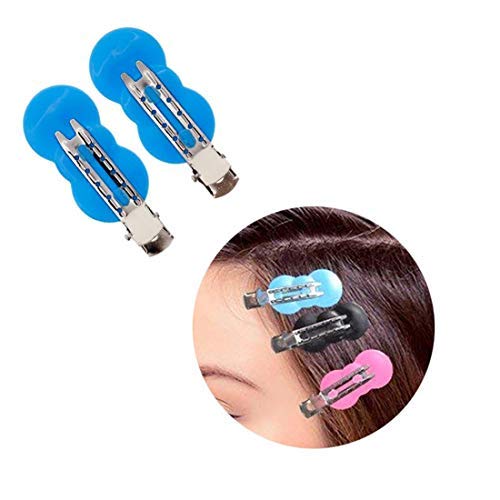 BOXO Hair Styling Accessories - 4-Pack Duckbill Sectioning Clips for Hairdressing, Salon & DIY Styling (Blue, 15g) | Perfect for Hairdressers, Braiding, Coloring & Home Use