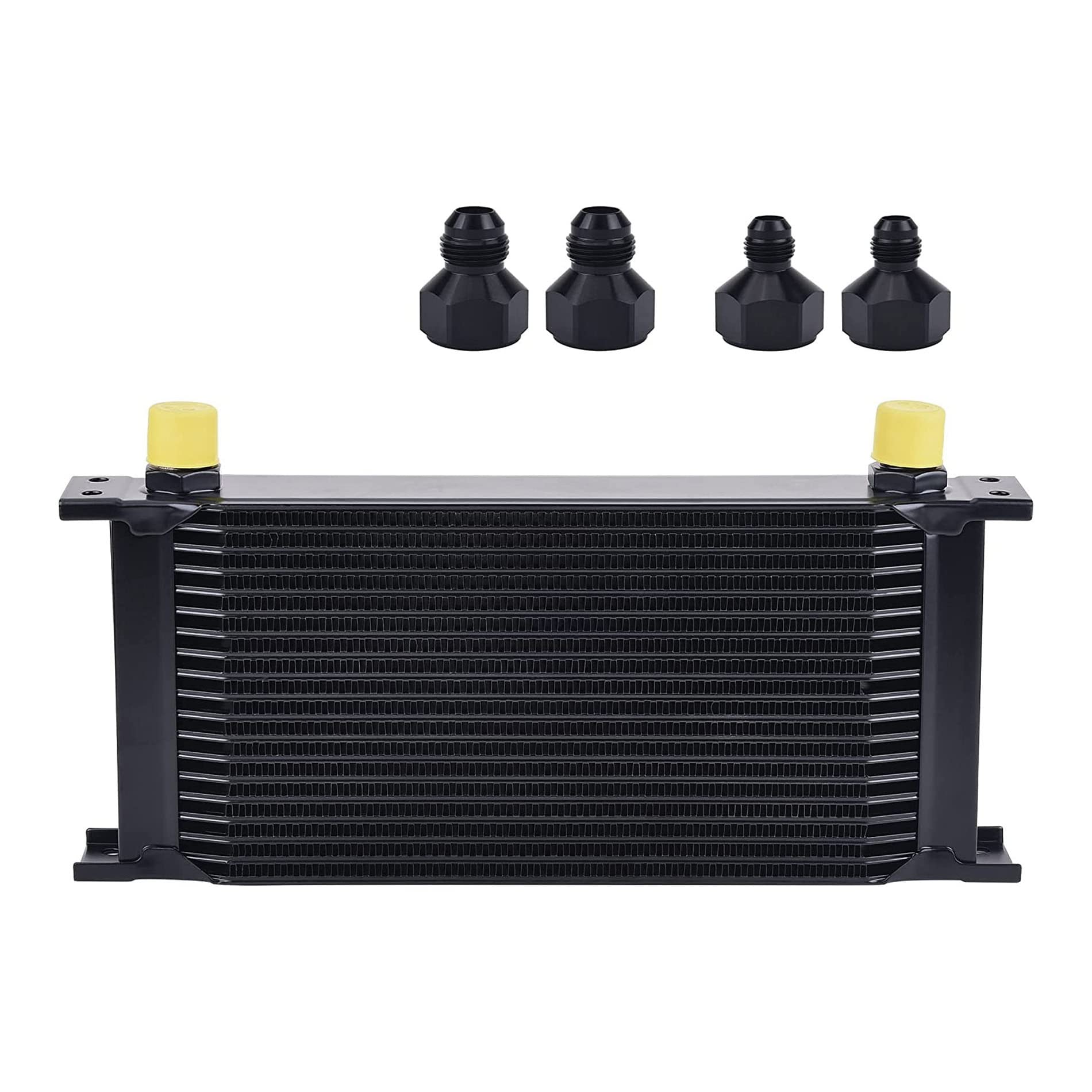 EVIL ENERGY 19 Row High Performance Oil Cooler Kit with 330mm Mounting Bracket - Universal Fit for Racing, Drifting & High HP Cars - Perfect for Track Days & Engine Protection