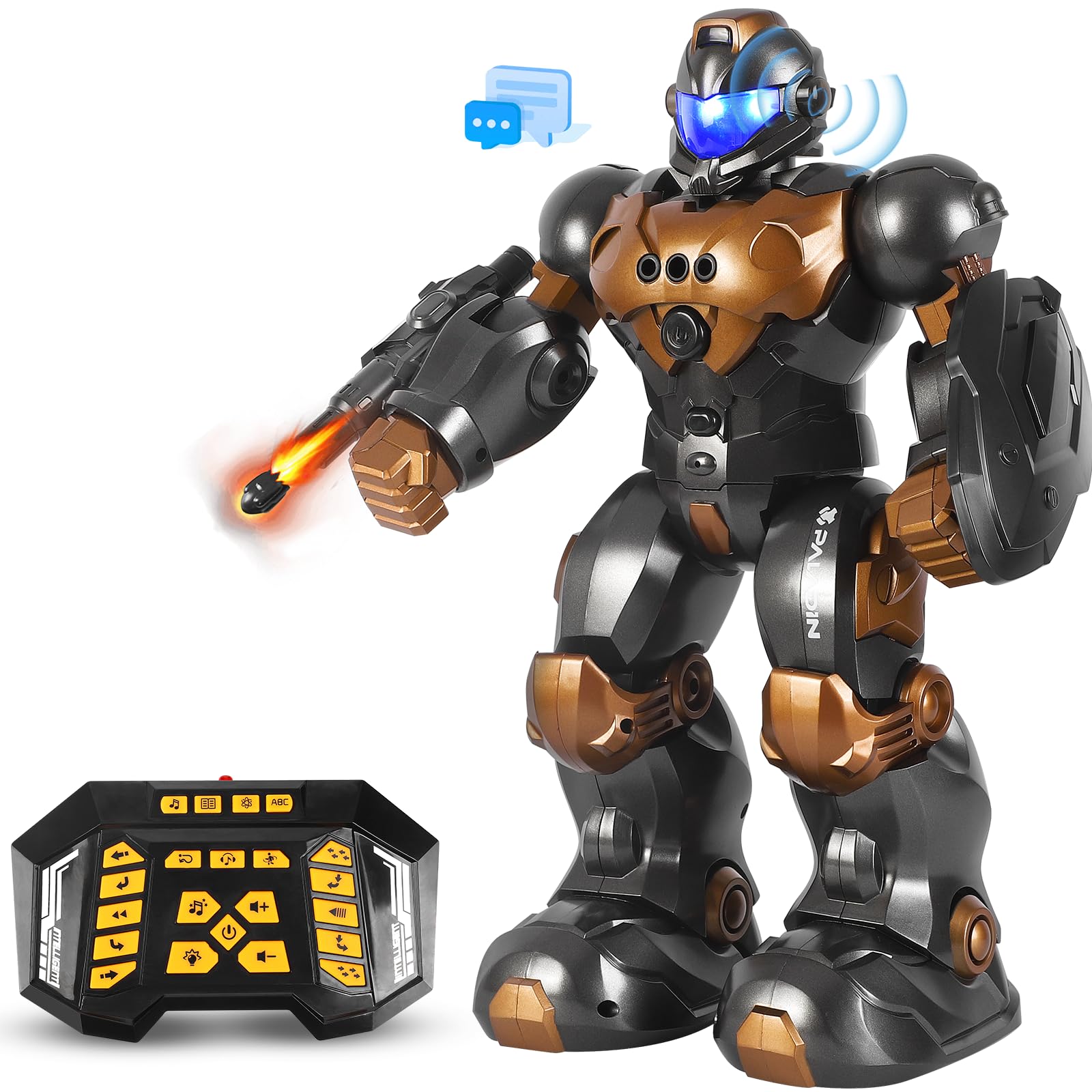 Smart Programmable Robot Toy for Kids - Voice & Gesture Control, STEM Educational Science Gift for Boys & Girls | Interactive Play, Learning & Storytelling Fun