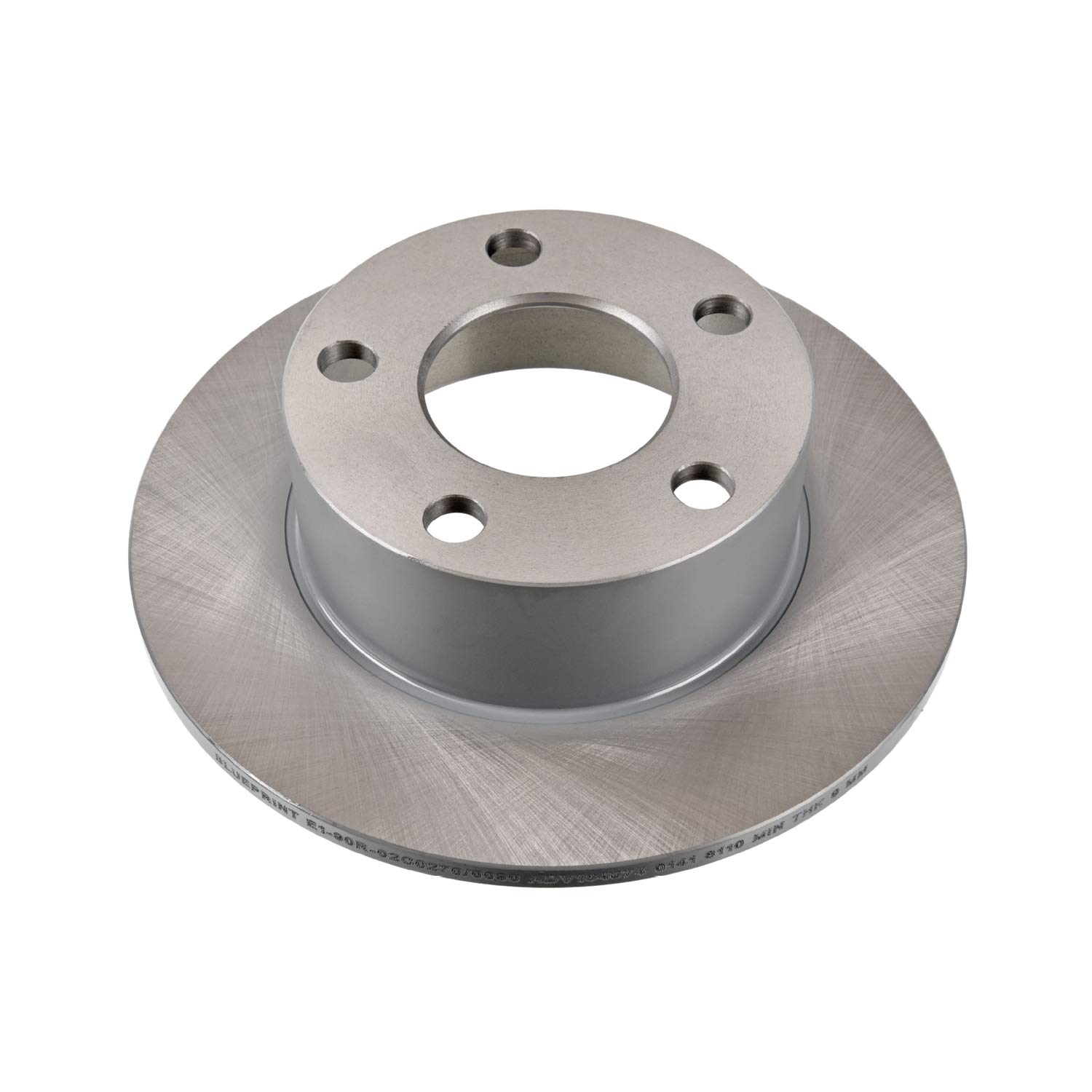 febi bilstein 09075 Rear Brake Disc Set (2 Discs) - 5 Hole Full Set for Smooth Braking Performance | Perfect for Sedans, SUVs & Trucks