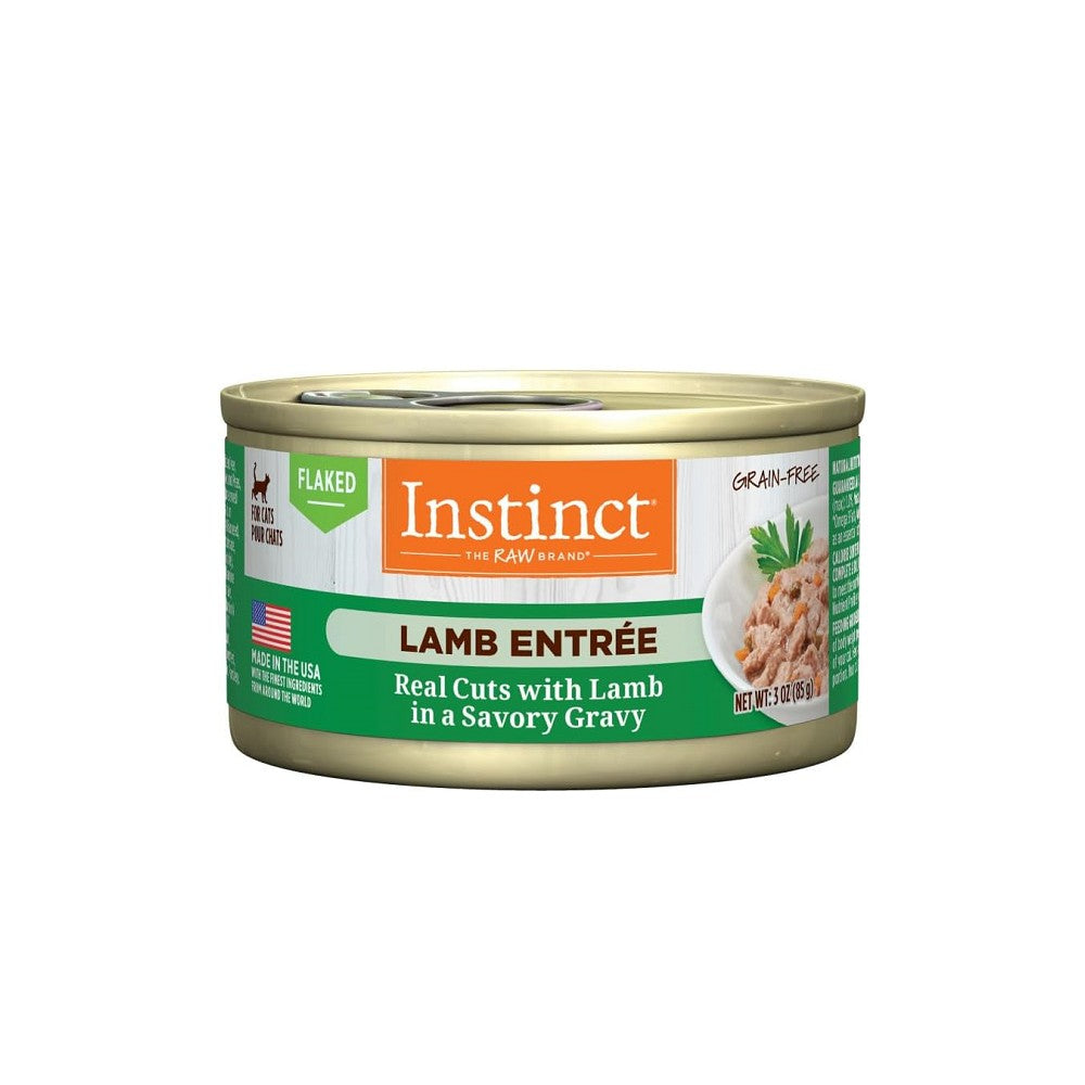 Grain-Free Flaked Lamb Entree Wet Cat Food for All Life Stages - Premium Canned Cat Food for Kittens, Adults & Senior Cats - Perfect for Mealtime, Travel & Picky Eaters