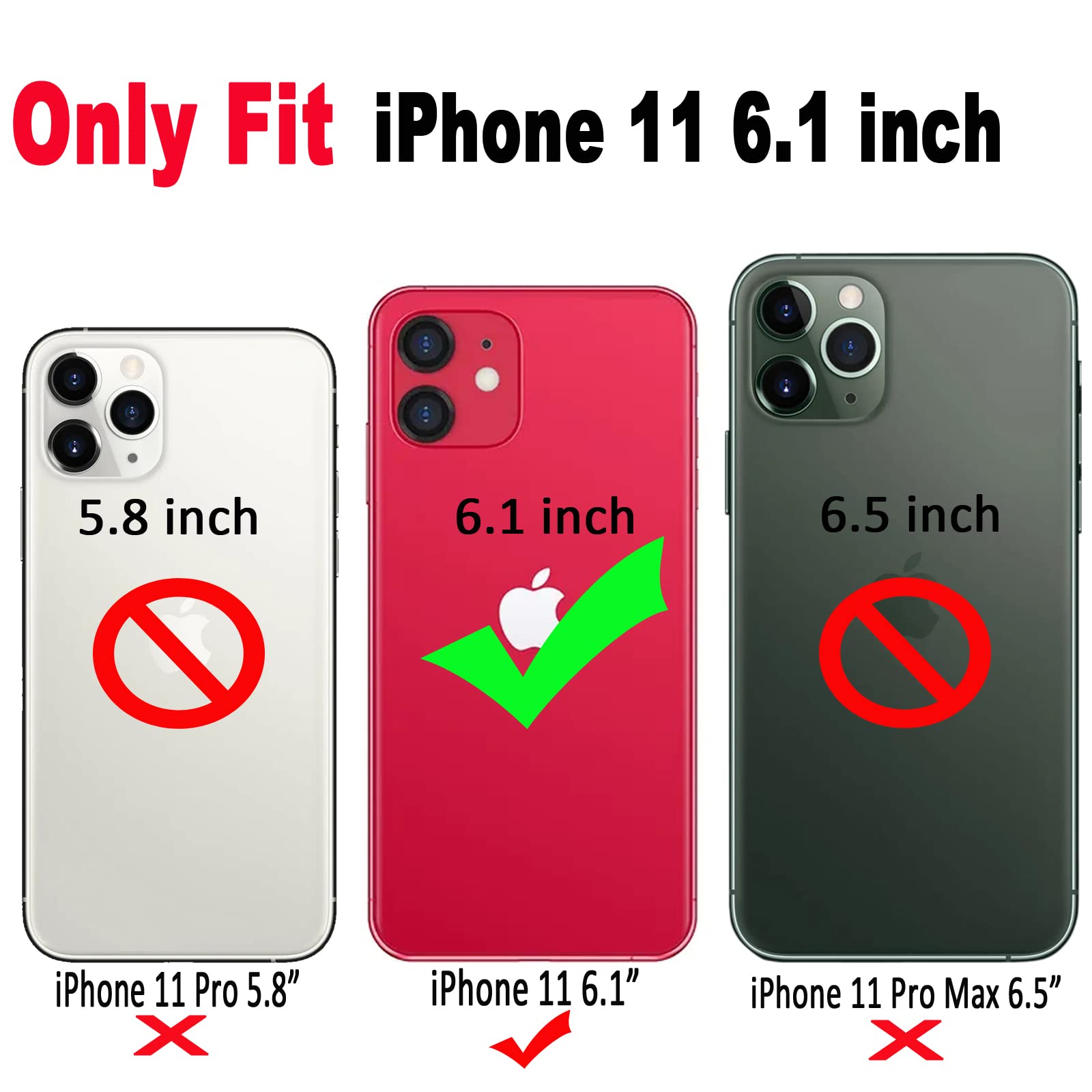 Qokey iPhone 11 Case 6.1 Inch (2019 Model) - Cute Heart Design Shockproof TPU Cover with Camera Protection | Anti-Scratch & Anti-Fingerprint | Perfect Gift for Women & Girls (Pink) - Great for Everyday Use, Travel & Outdoor Activities