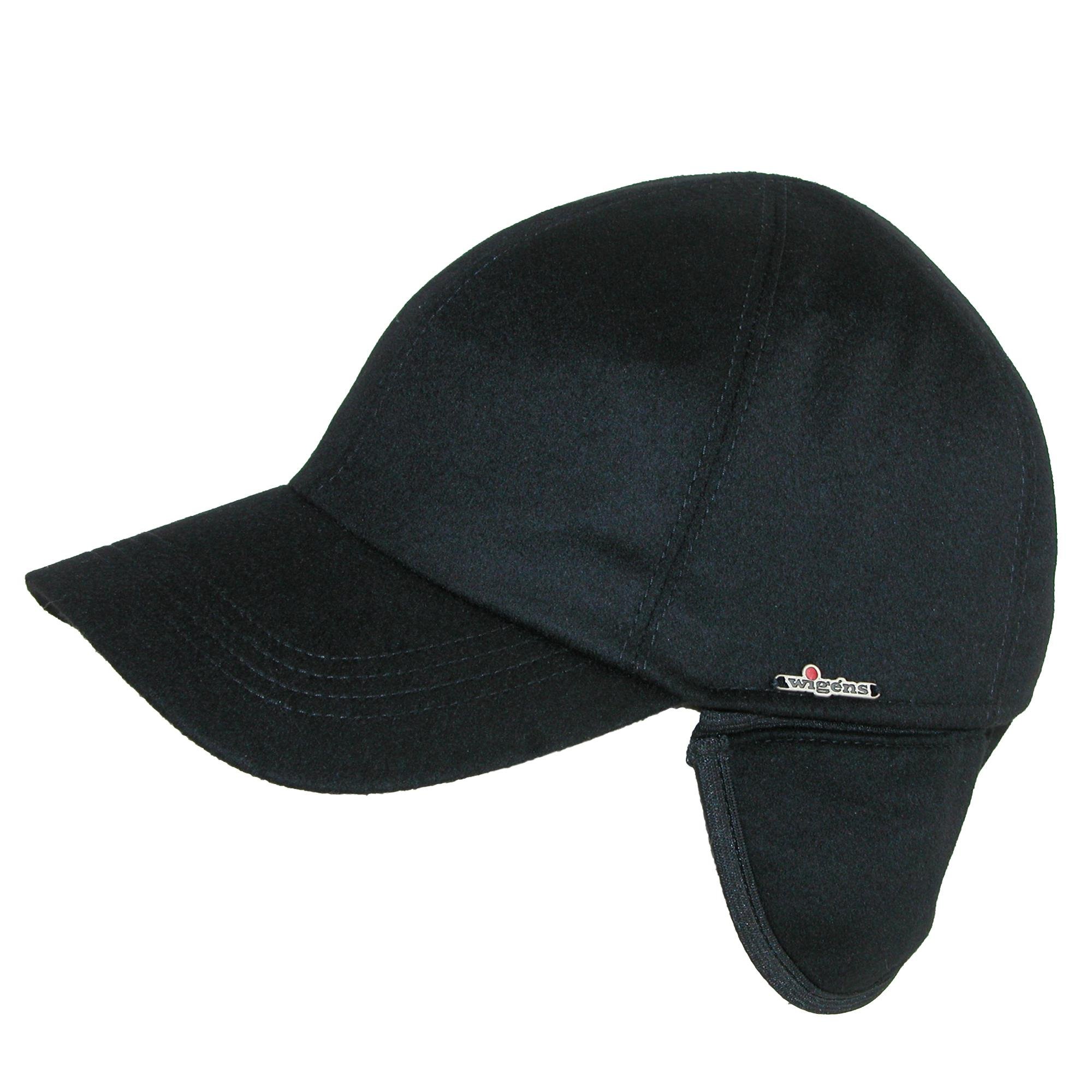 Wigens Men's Classic Baseball Cap - Loro Piana Storm System Waterproof Hat with Ear Flaps | Winter Outdoor Sports & Casual Wear