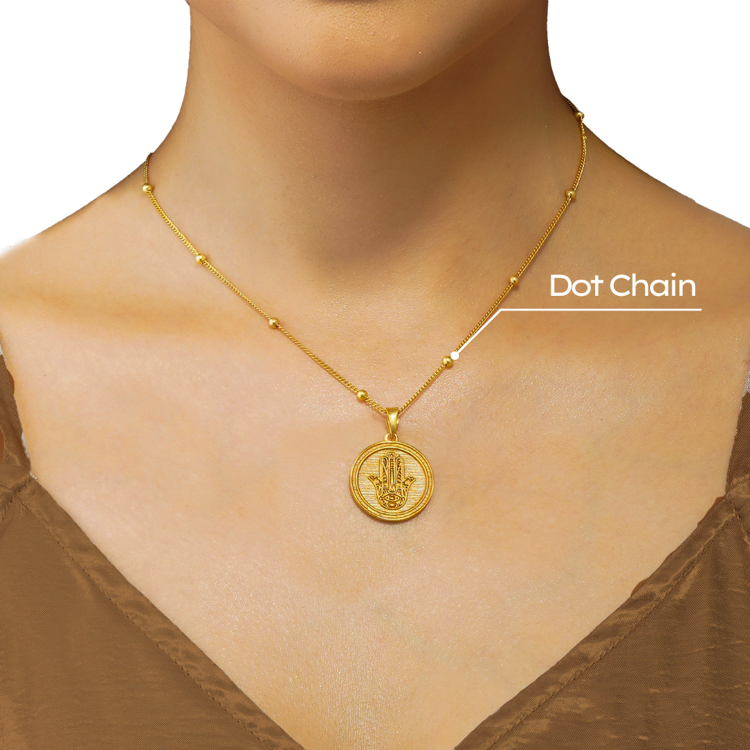 Power of Belief Coin Necklace - Spiritual Protection Amulet for Women & Men | Positive Energy Jewelry for Daily Wear, Meditation & Gift Giving