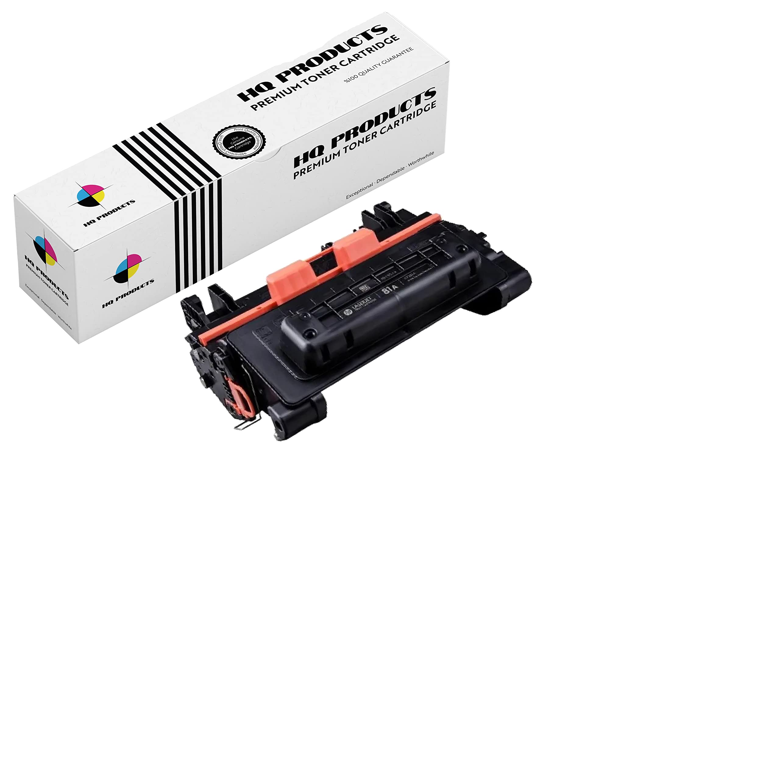 High-Quality Black Toner Cartridge Replacement for HP 81A/CF281A - Compatible with HP LaserJet Enterprise MFP M630f & M630dn Printers - Perfect for Office Printing & Business Documents