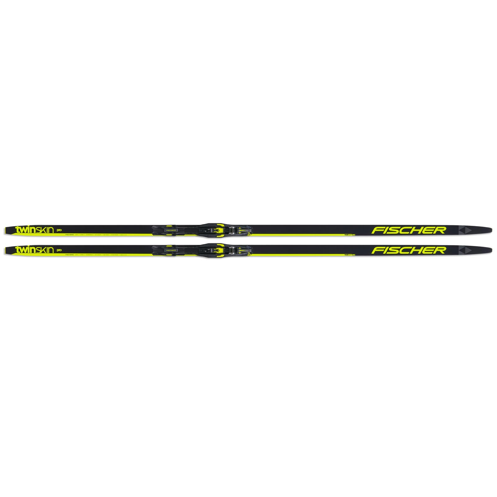 FISCHER Twin Skin Pro Adult Nordic Skis - Lightweight, Durable & Stable for Cross-Country Skiing | No Bindings | Perfect for Racing & Backcountry Touring