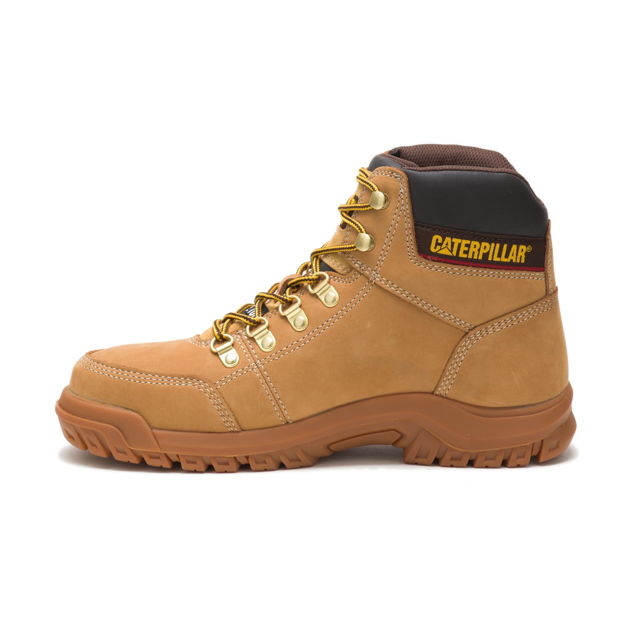 Cat Footwear Men's Outline Steel Toe Work Boot - Durable Safety Shoes for Construction, Warehouse & Outdoor Work | Slip Resistant & Comfortable Work Boots for Men