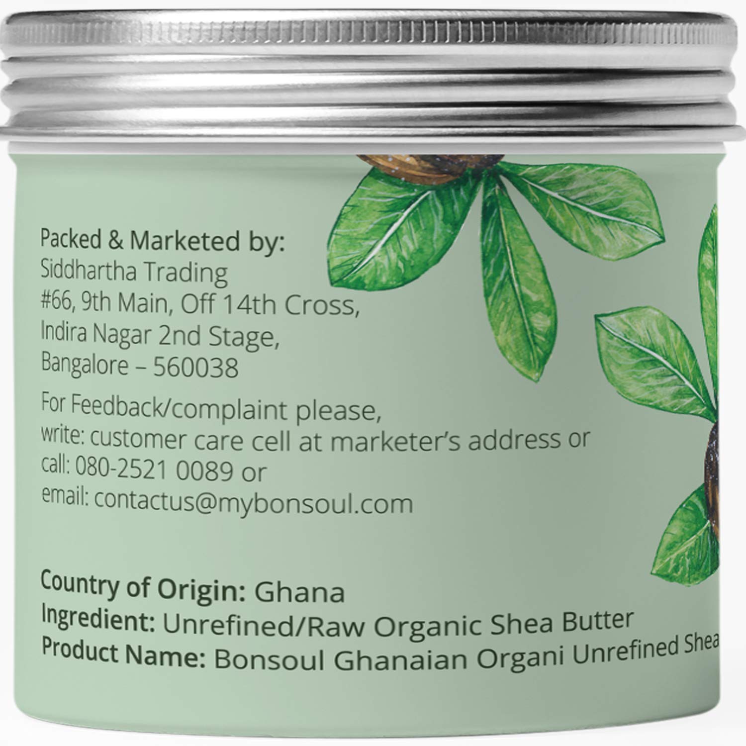 Premium Grade A Organic Ivory Shea Butter from Ghana | 100% Raw & Unrefined | Deep Moisturizing Cream for Dry Skin, Hands & Body | 100g Glass Jar | Perfect for DIY Skincare, Massage & Hair Treatments