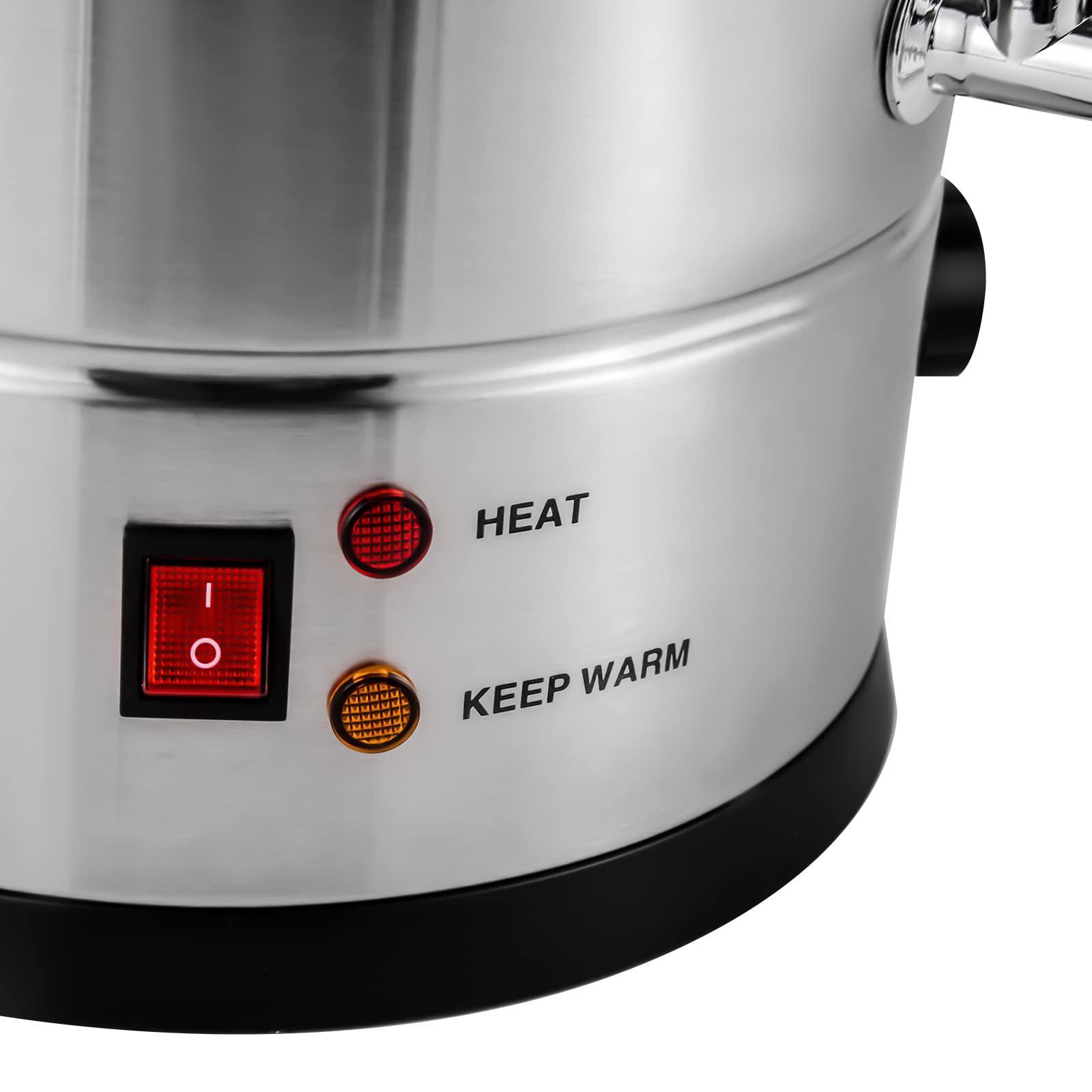 Commercial Grade Stainless Steel Coffee Urn 15L (3.96 Gal) - Large Capacity Hot Water Dispenser for Coffee, Tea & Catering - Perfect for Restaurants, Cafeterias, Weddings & Parties - Durable & Efficient for High-Volume Serving Scenarios