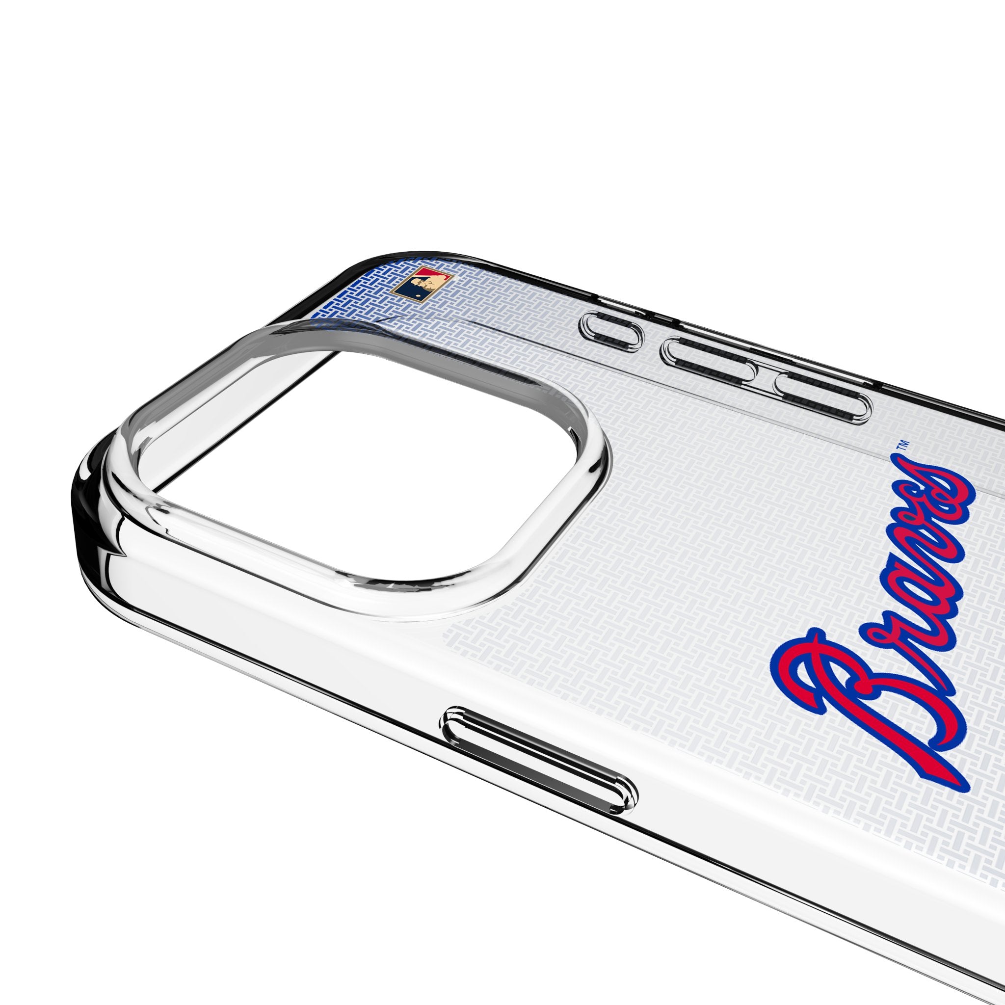 Atlanta Braves Home 2012 Cooperstown Collection Clear Linen Phone Case for iPhone - Perfect for Baseball Fans & Game Day Protection