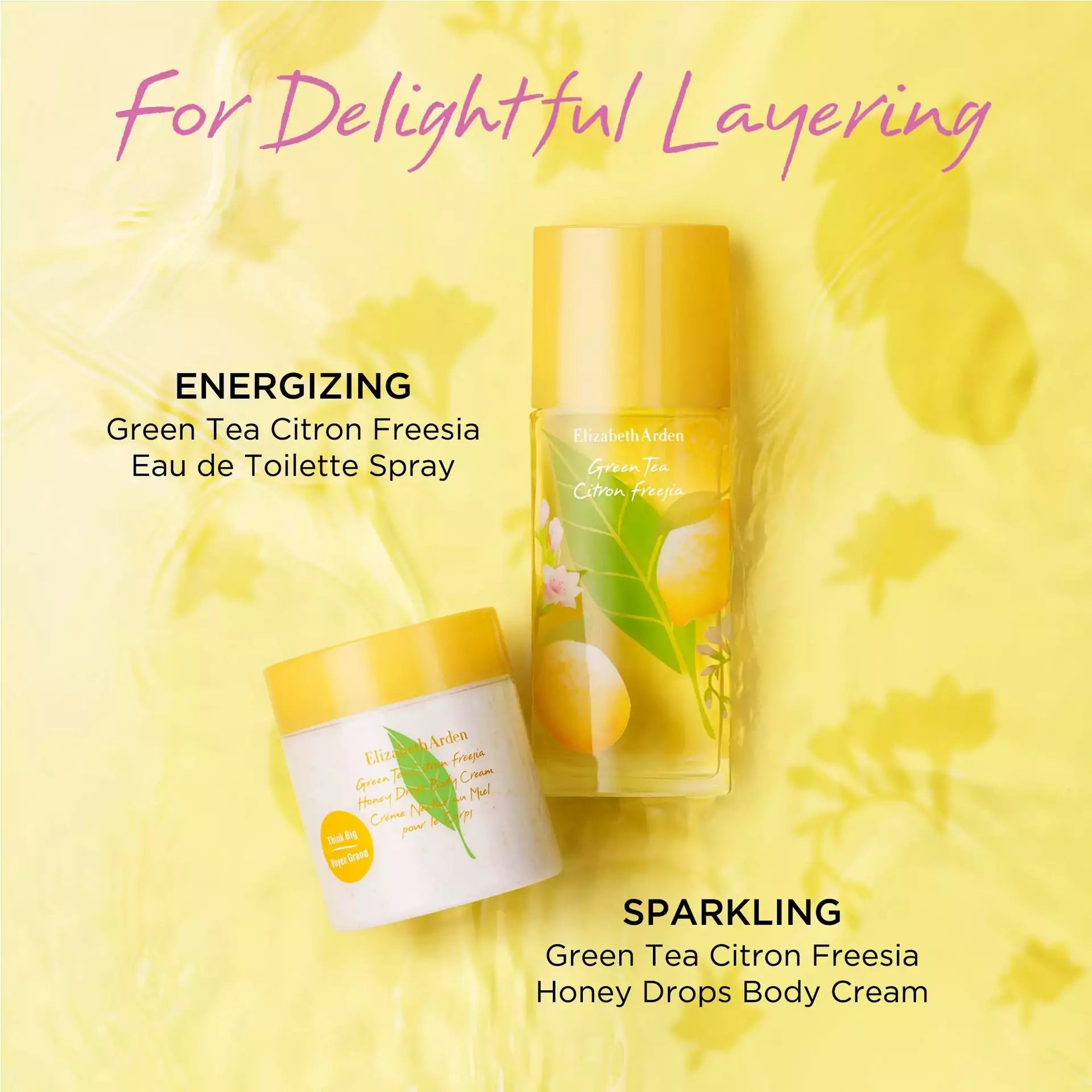 Green Tea Citron Freesia Honey Drops Body Cream - Moisturizing & Nourishing Skin Care for Dry Skin - Perfect for Daily Hydration & Relaxation