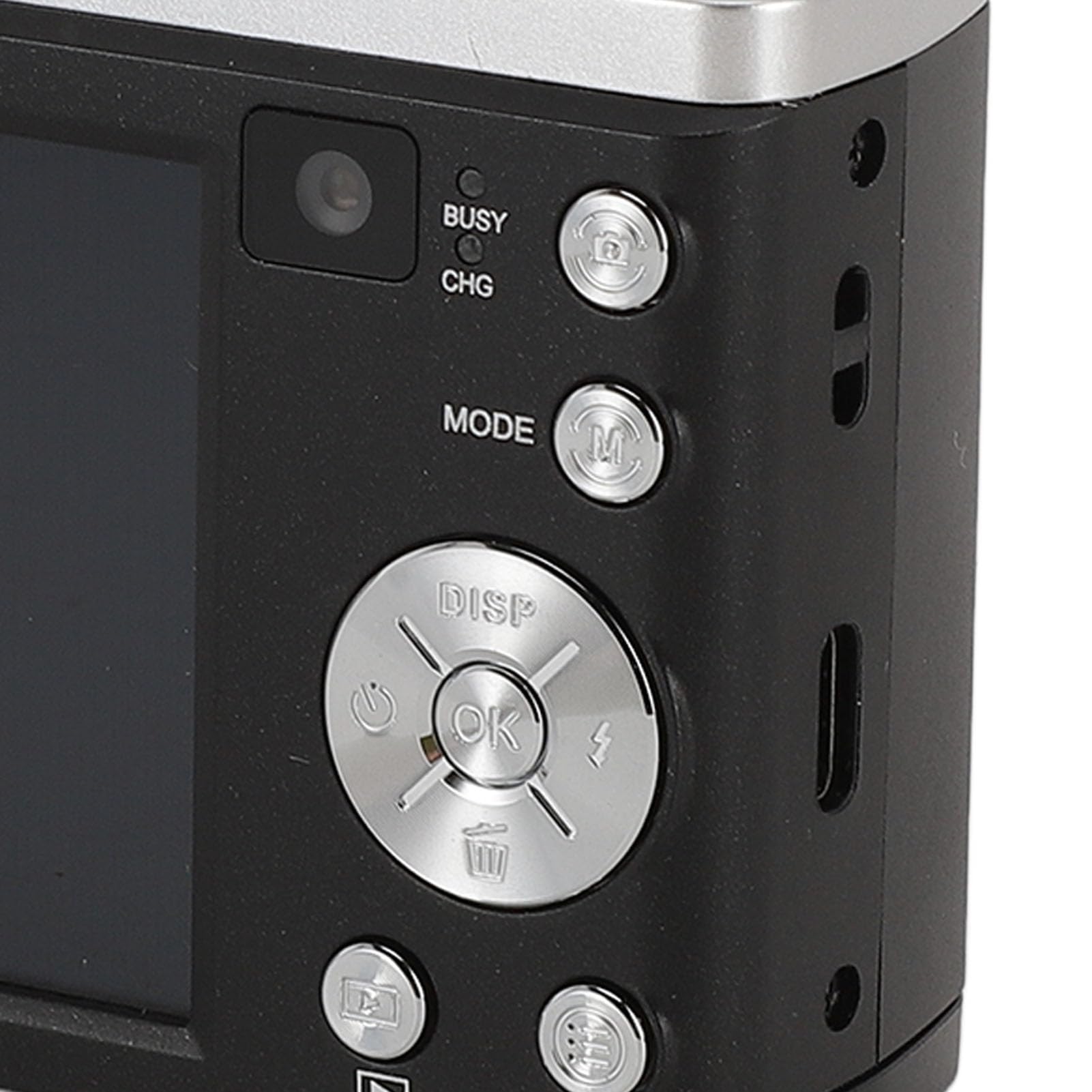 PUSOKEI 5K Digital Camera with 10x Optical Zoom, 6-Axis Anti-Shake & Autofocus - 16MP Front & 12MP Rear Camera with Touch Screen for Photography & Video Recording - Perfect for Travel, Vlogging, and Family Events