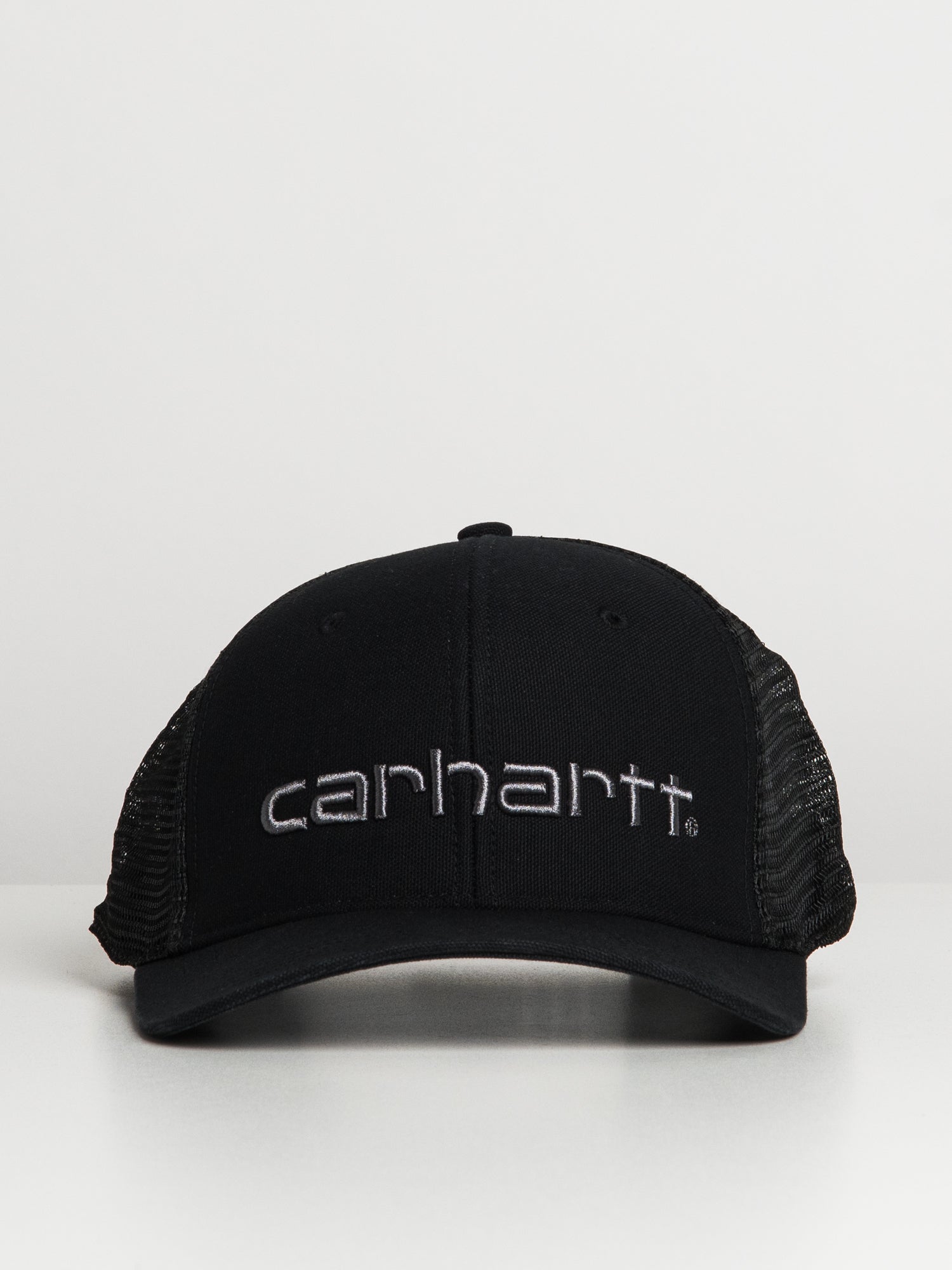 Carhartt Canvas Mesh Back Logo Cap - Durable Work Hat for Men & Women - Perfect for Outdoor Work, Hiking & Casual Wear