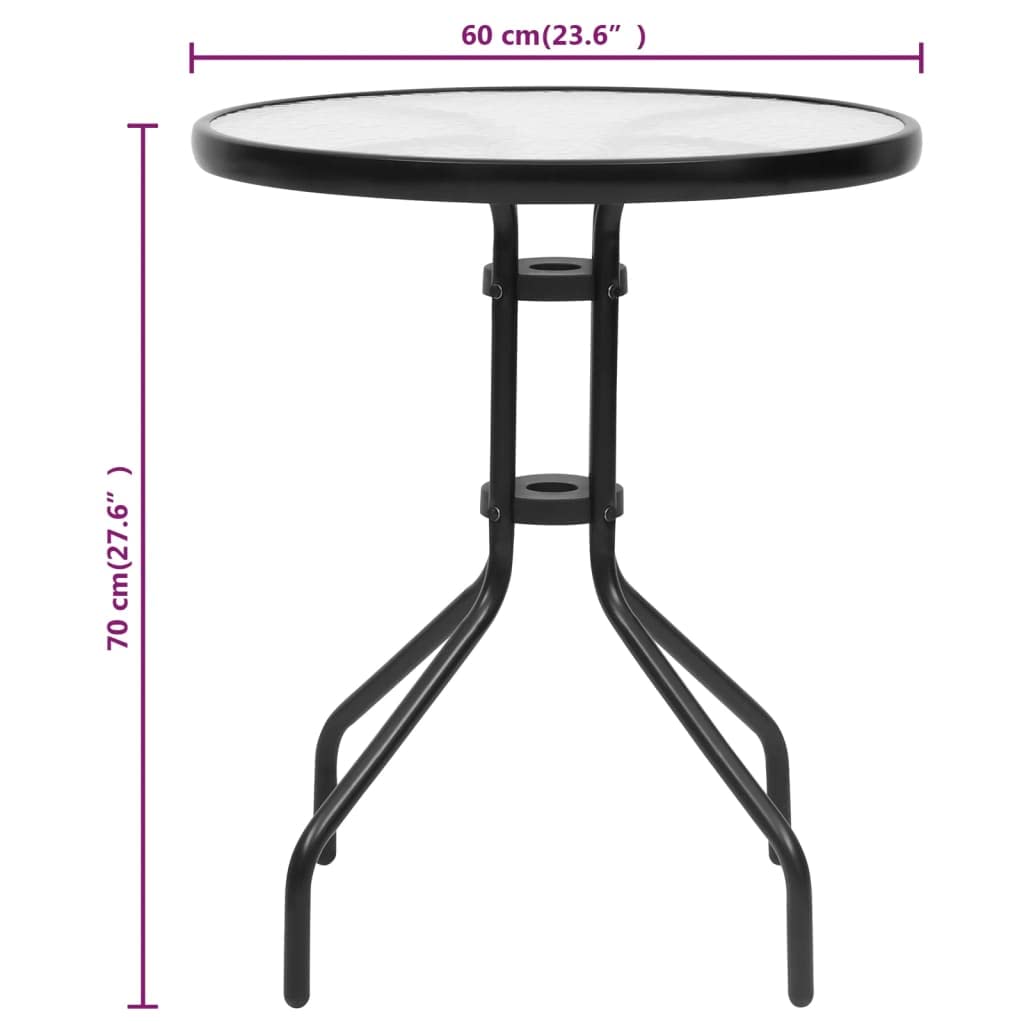 Square Patio Table 23.6