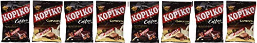 Kopiko Coffee & Cappuccino Candy Variety Pack - 4 Pack of Delicious Indonesian Candies - Perfect for Office Snacks, Travel Treats & Coffee Lovers Gifts