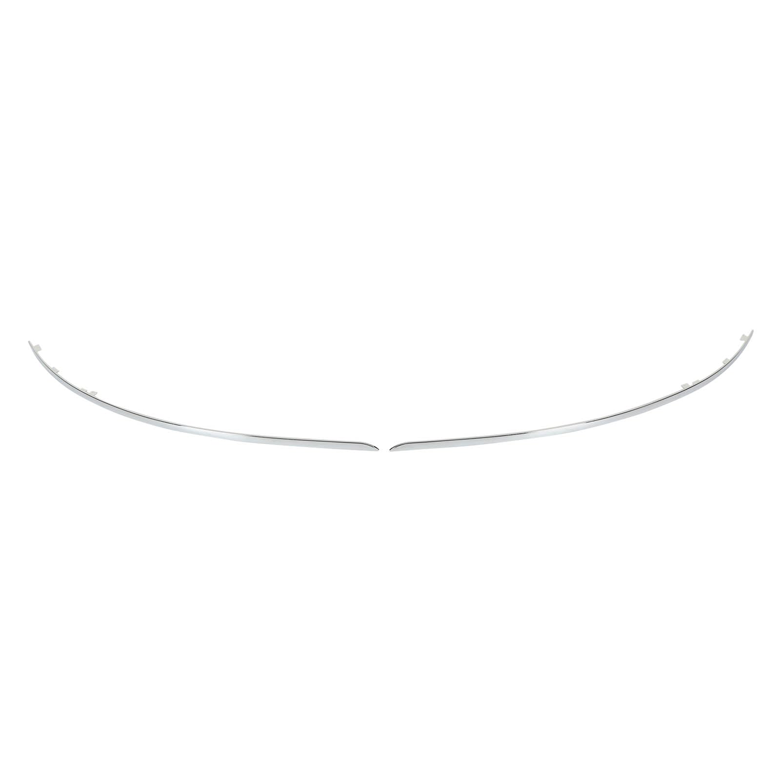 ABS Chrome Plated Rear Bumper Molding Trim Pair (2048851021) - Replacement for Mercedes C230 C300 C350 with Sport Package | Perfect for Car Restoration & Accident Repair