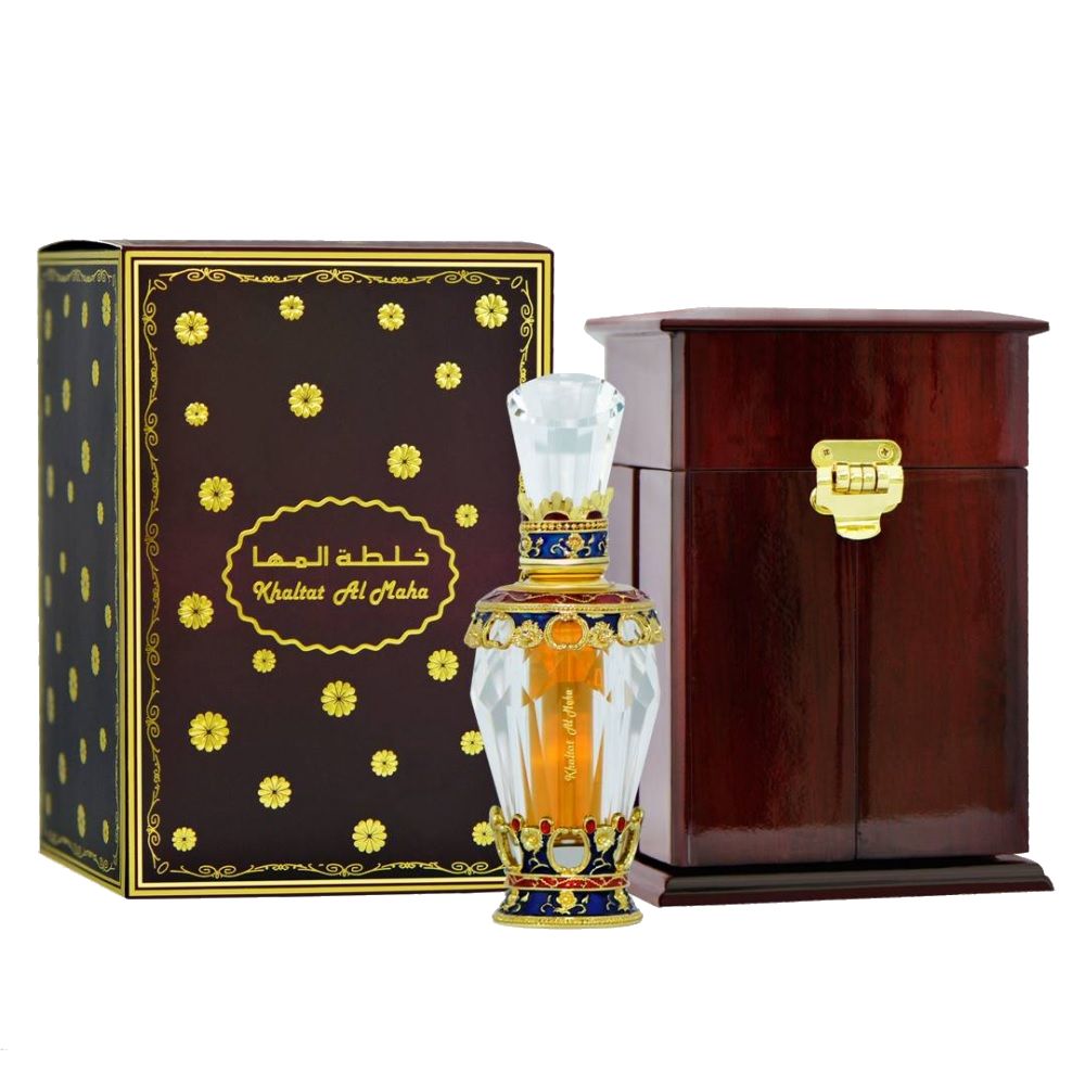 Khaltat Al Maha Perfume Oil 24ml - Premium Arabic Fragrance for Women & Men, Long-Lasting Scent for Special Occasions, Date Nights & Daily Wear