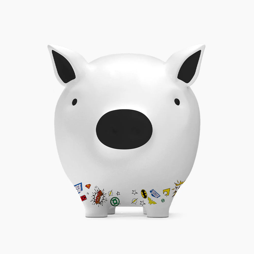 DC Universe Superhero Piggy Bank for Kids - Batman, Superman & Wonder Woman Coin Bank - Perfect for Birthday Gifts & Savings Goals
