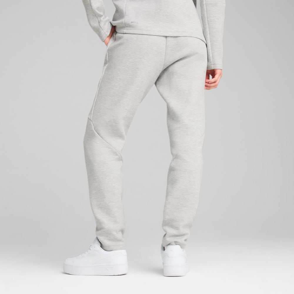 PUMA Women's Evostripe Grey Trackpants - Comfortable Athletic Joggers for Running, Gym & Lounge Wear