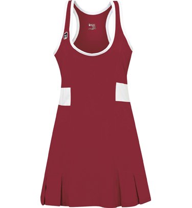 DUC Women's Tennis Dress - Breathable & Quick-Dry Performance Skirt for Tennis & Pickleball (Black/White, Medium) | Perfect for Court Matches & Summer Sports Training