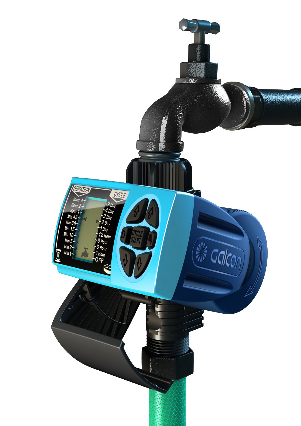Galcon 11000EZ Water Timer - Easy-to-Use Hose End Timer with Digital Display for Garden, Lawn & Plant Watering | Perfect for Sprinkler Systems & Drip Irrigation