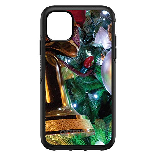 Christmas Ornaments Bell On Black Case