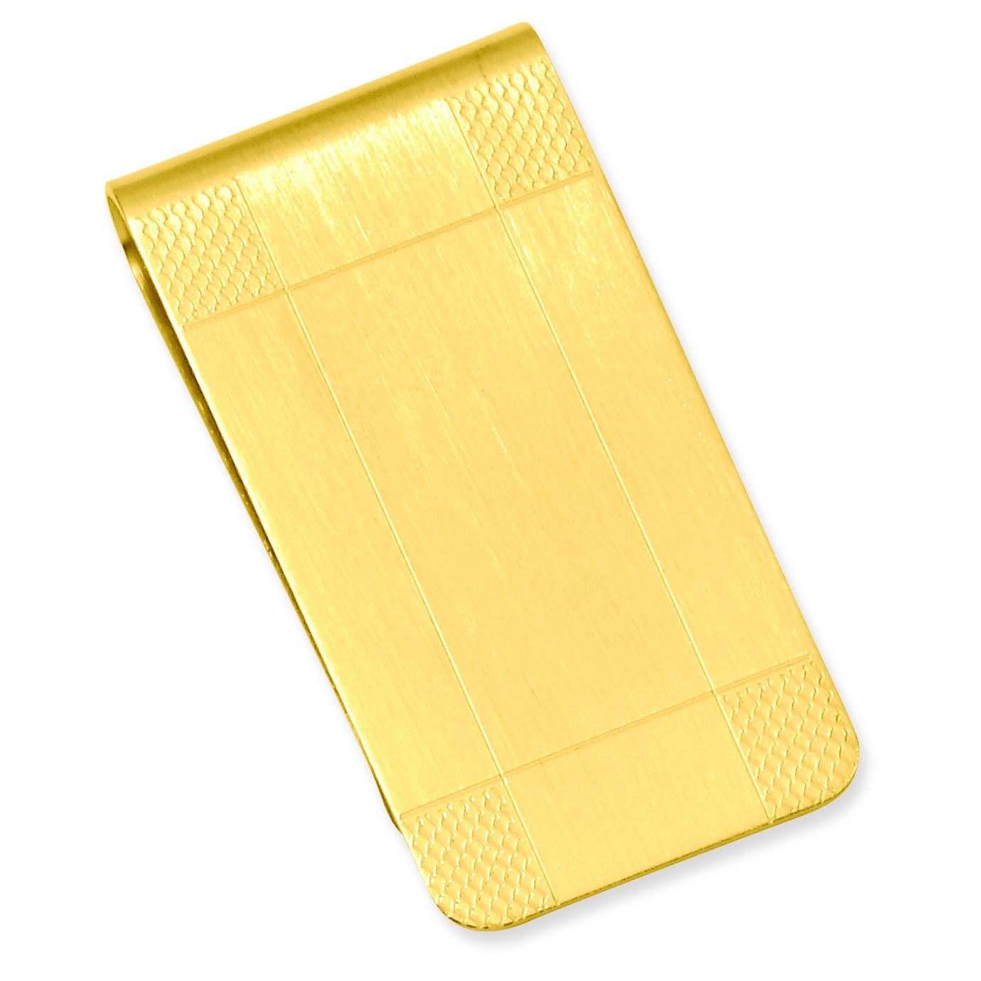 Premium Gold Plated Rectangle Money Clip for Men - Luxury Gift for Dad, Husband, Boyfriend | Perfect for Weddings, Business, Travel & Everyday Use