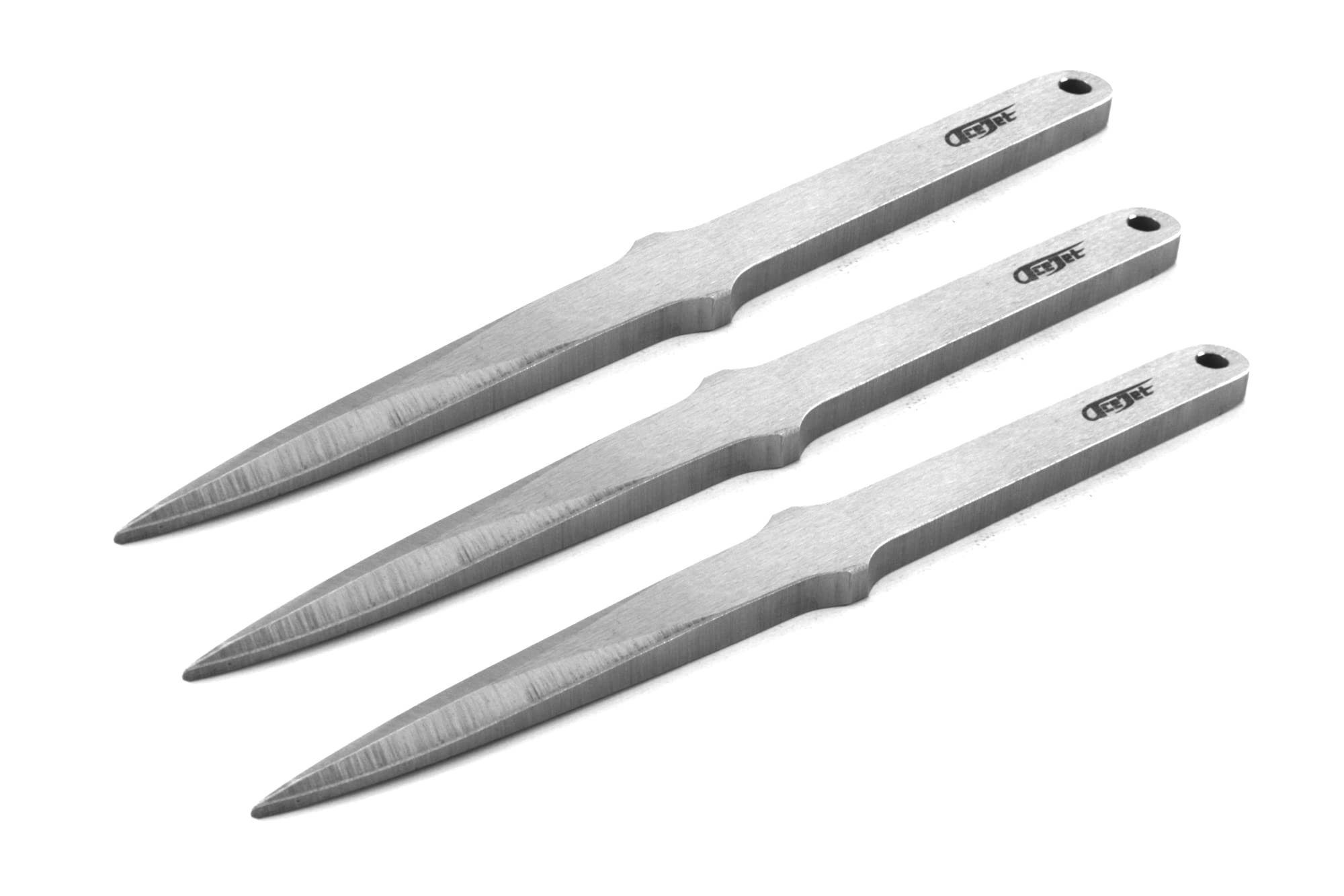 Excalibur Throwing Knives Set of 3 - Professional Balanced Stainless Steel Knives for Outdoor Survival, Camping & Target Practice