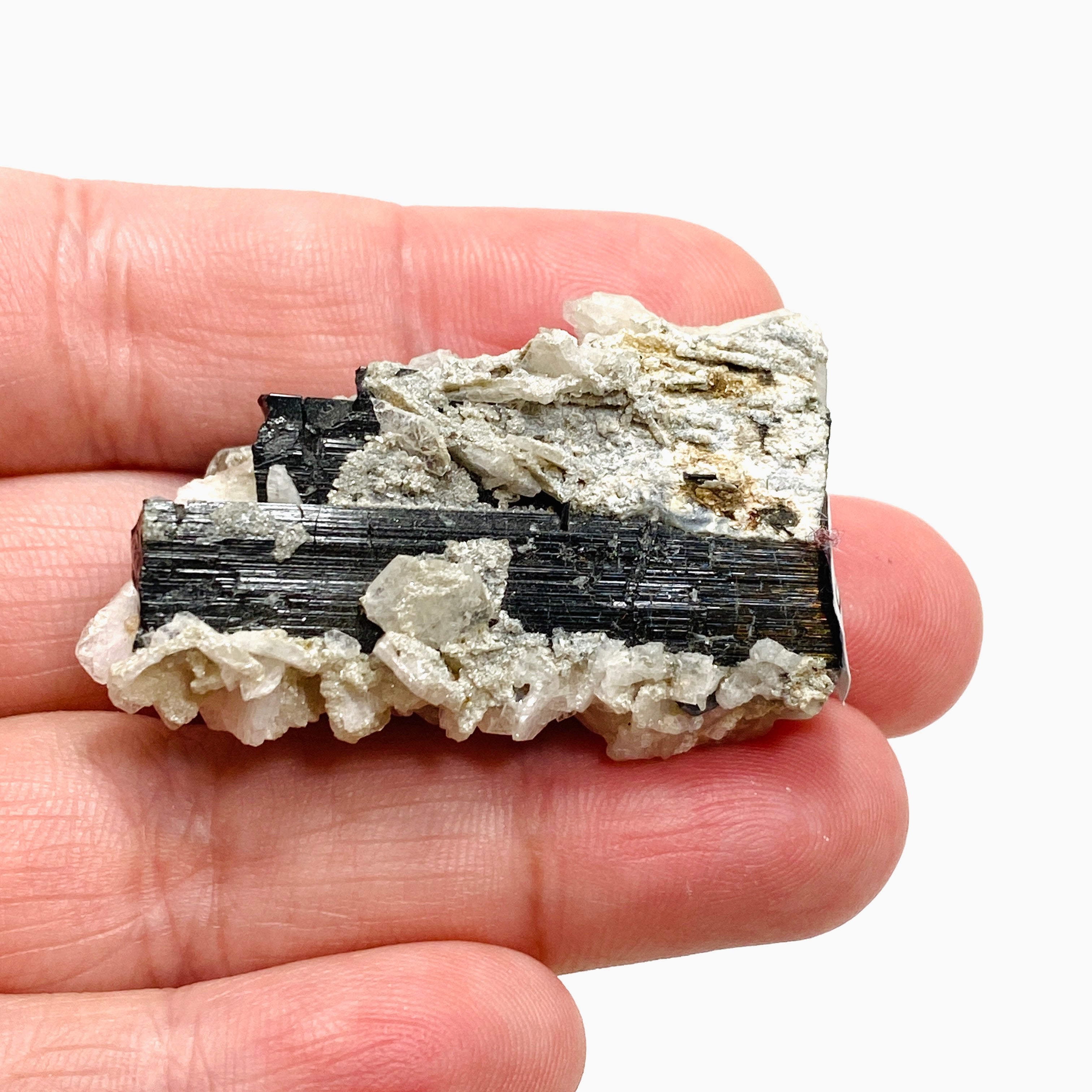 Natural Black Tourmaline Crystal Specimen BTS 05 - Raw Healing Stone for Protection, Grounding & Energy Cleansing | Perfect for Meditation, Home Decor & Crystal Collection
