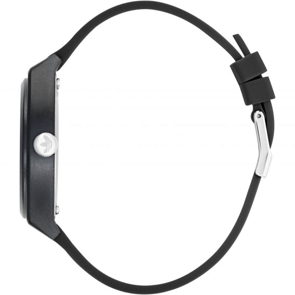 Adidas AOST22038 Unisex Black Plastic/Resin Watch - Stylish & Durable for Everyday Wear, Sports & Outdoor Activities