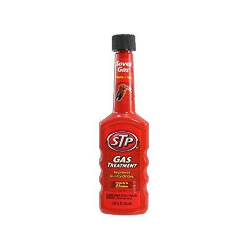 5.25 oz. STP Gas Treatment - Fuel System Cleaner for Cars & Trucks - Improves Performance & Mileage - Use Before Long Trips or Regular Maintenance