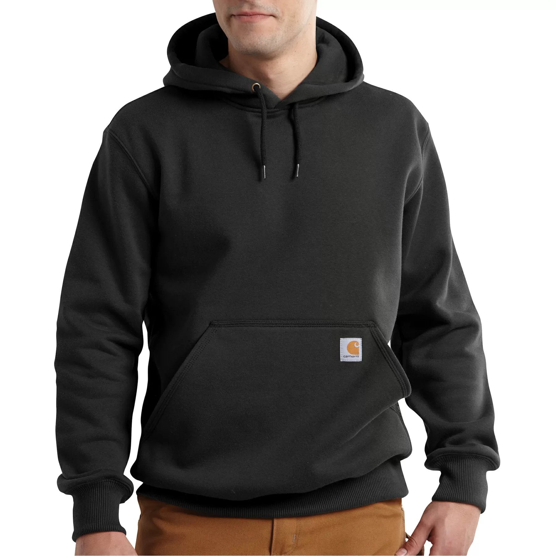 Carhartt® Rain Defender® Paxton Heavyweight Hooded Sweatshirt for Men - Water-Resistant Fleece Pullover with Hood - Ideal for Outdoor Work, Hiking & Cold Weather Protection