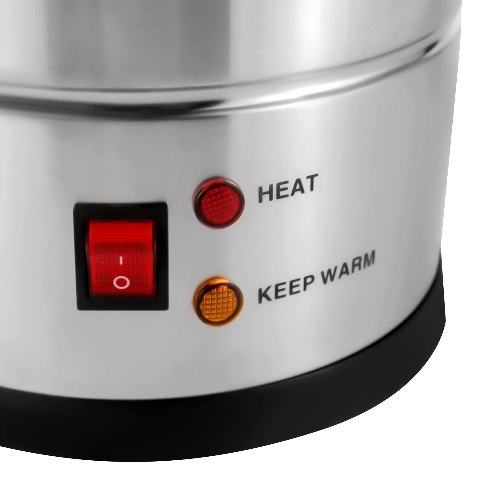 Commercial Coffee Urn - 45 Cup Stainless Steel Coffee Dispenser (8L/2.11gal) - Double Wall Insulated Large Coffee Urn with Removable Filter - 1000W Quick Brew Commercial Coffee Maker for Restaurants, Offices & Catering Events