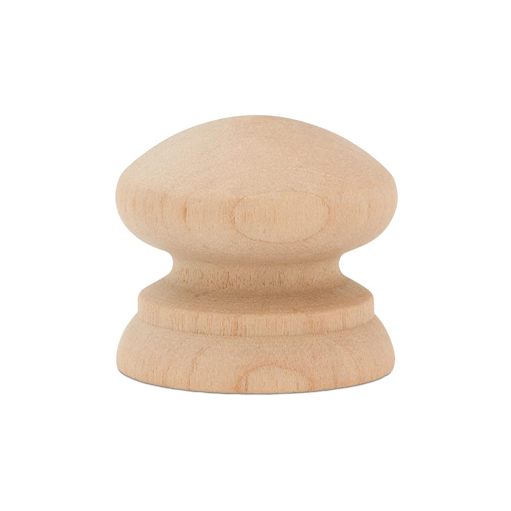 British Wood Knobs 1-1/4