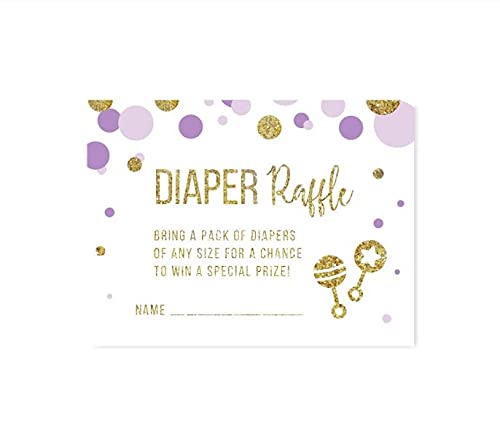 Cards Diaper Raffle