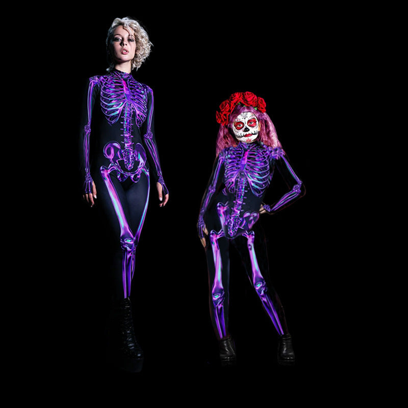 Halloween Parent-Child Skull Pants | Matching Costume for Family & Couples | Spooky Party Outfit Trick or Treat