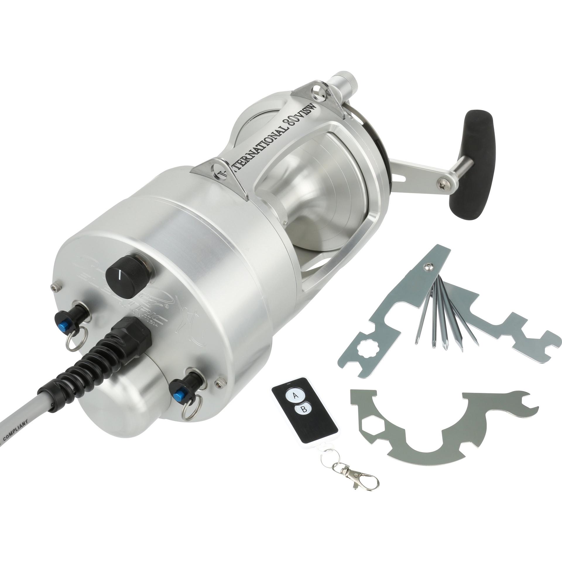 International® VI Detachable Electric Fishing Reel - Saltwater & Freshwater Spinning Reel for Offshore, Surf, and Pier Fishing