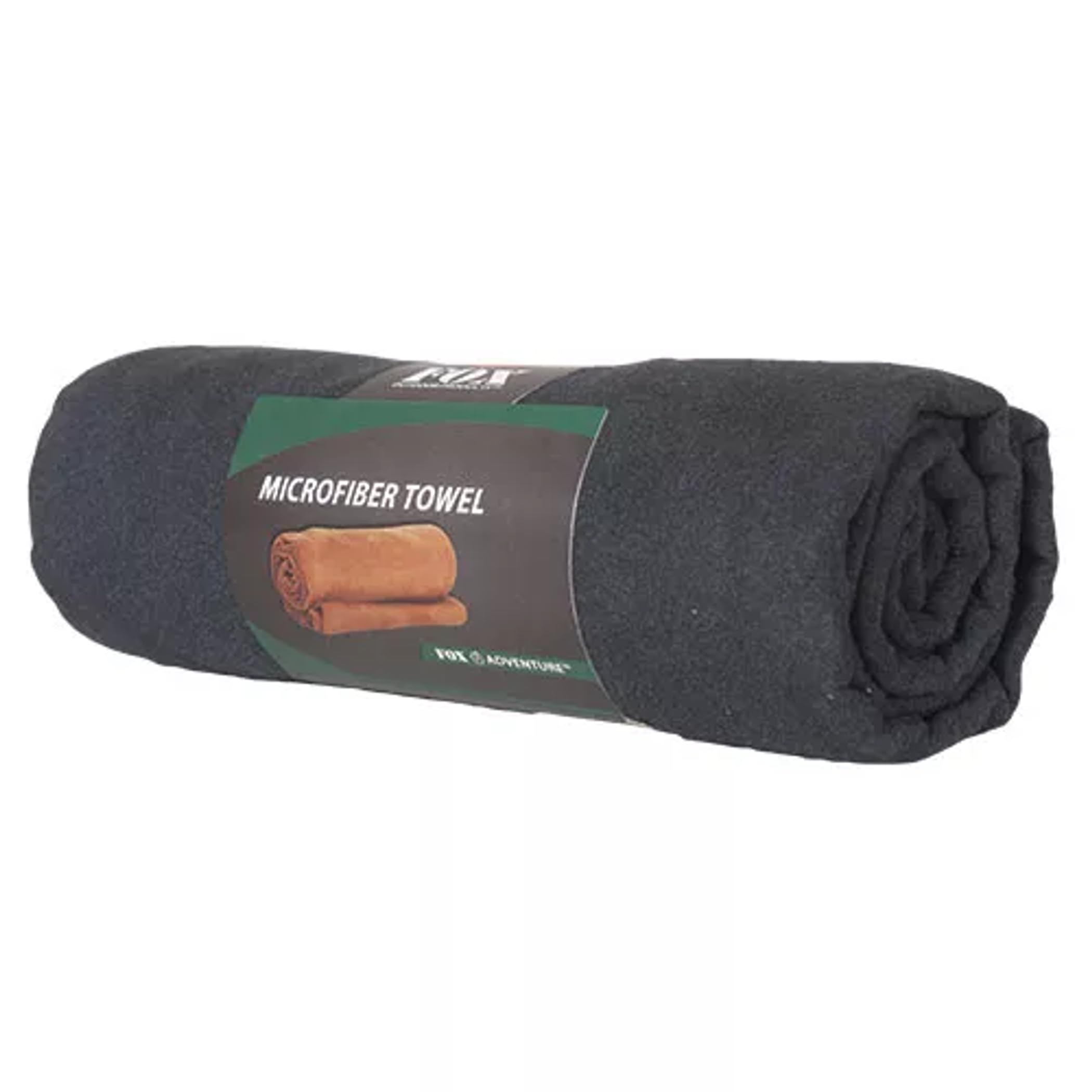 Fox Outdoor Products Microfiber Towel - Ultra Absorbent, Quick Dry, Lightweight Camping & Travel Towel for Hiking, Gym, Beach, Yoga, Sports - Pack of 2