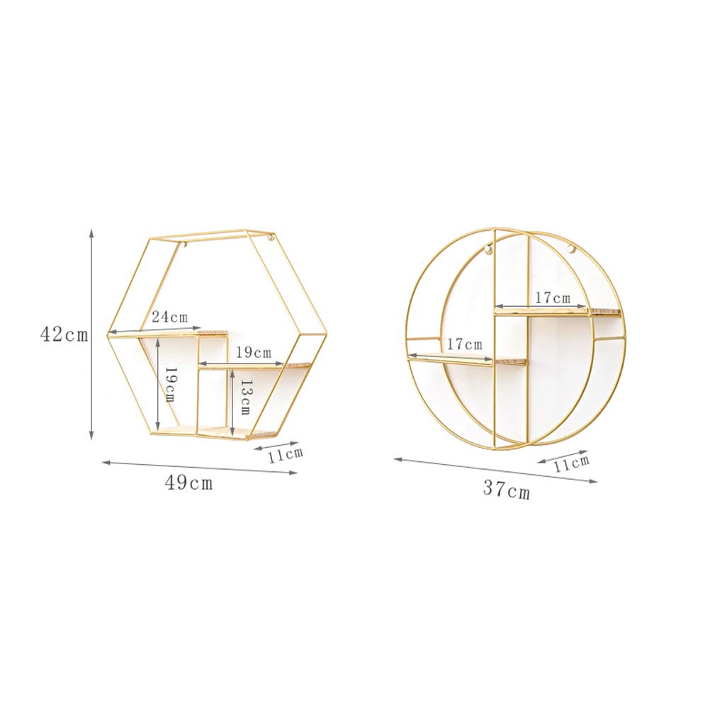 Double-Layer Wall Mounted Shelf - Cabilock Space Saving Storage Rack for Kitchen, Bathroom & Office Organization