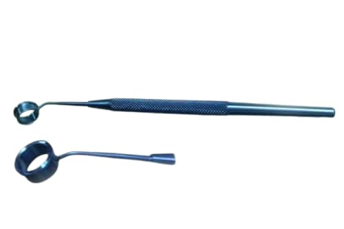 8.00mm LASIK Trephine - One-Piece Titanium Corneal Transplant Instrument for Precise Eye Surgery | Ideal for Ophthalmologists & Refractive Surgeons