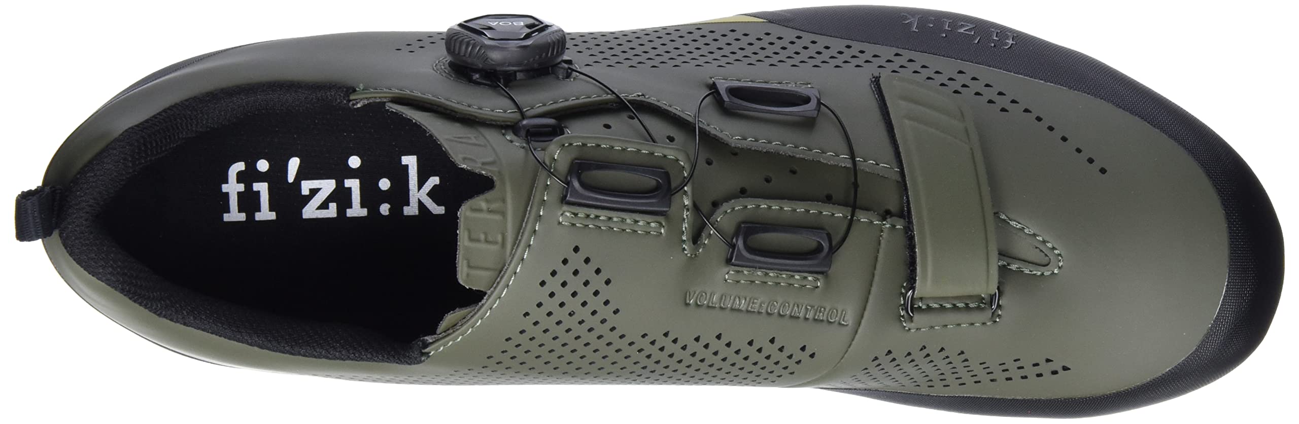 Fizik X5 Terra Mountain Bike Shoes - Carbon Fiber MTB Cycling Shoes with Adaptive Fit & Microtex Upper for Off-Road Trail Riding & Bikepacking Adventures
