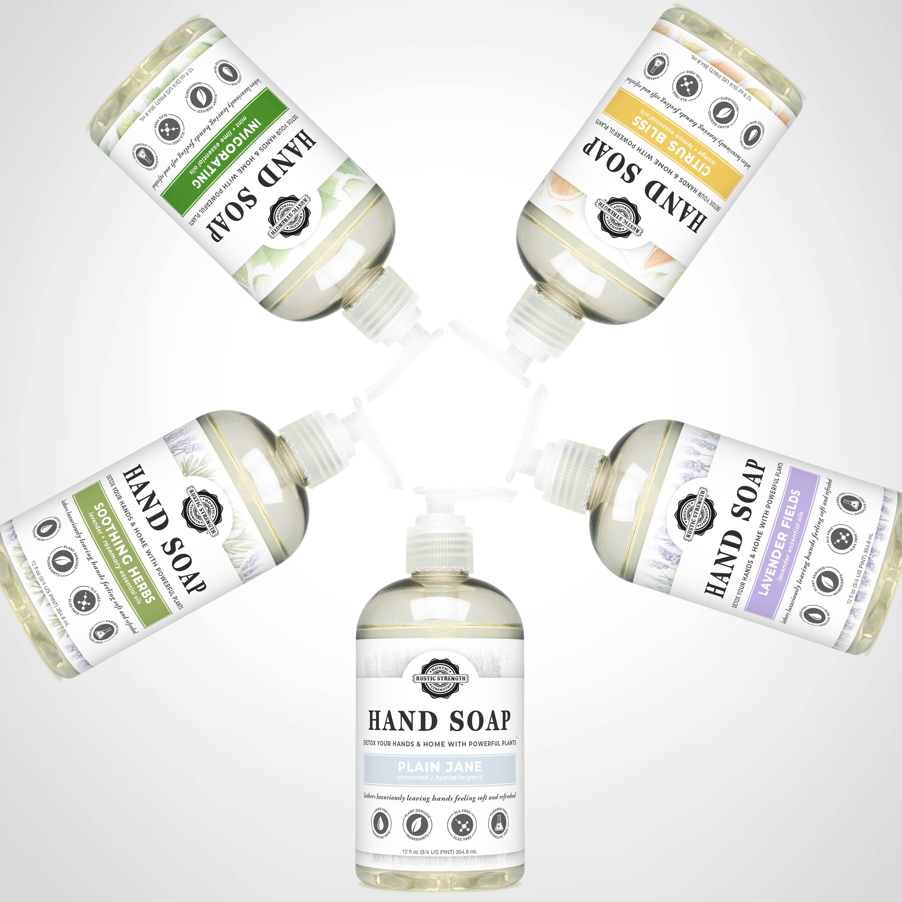 Natural Hand Soap for Sensitive Skin - Gentle & Safe for Moms & Babies | Perfect for Nursery, Kitchen & Bathroom Use