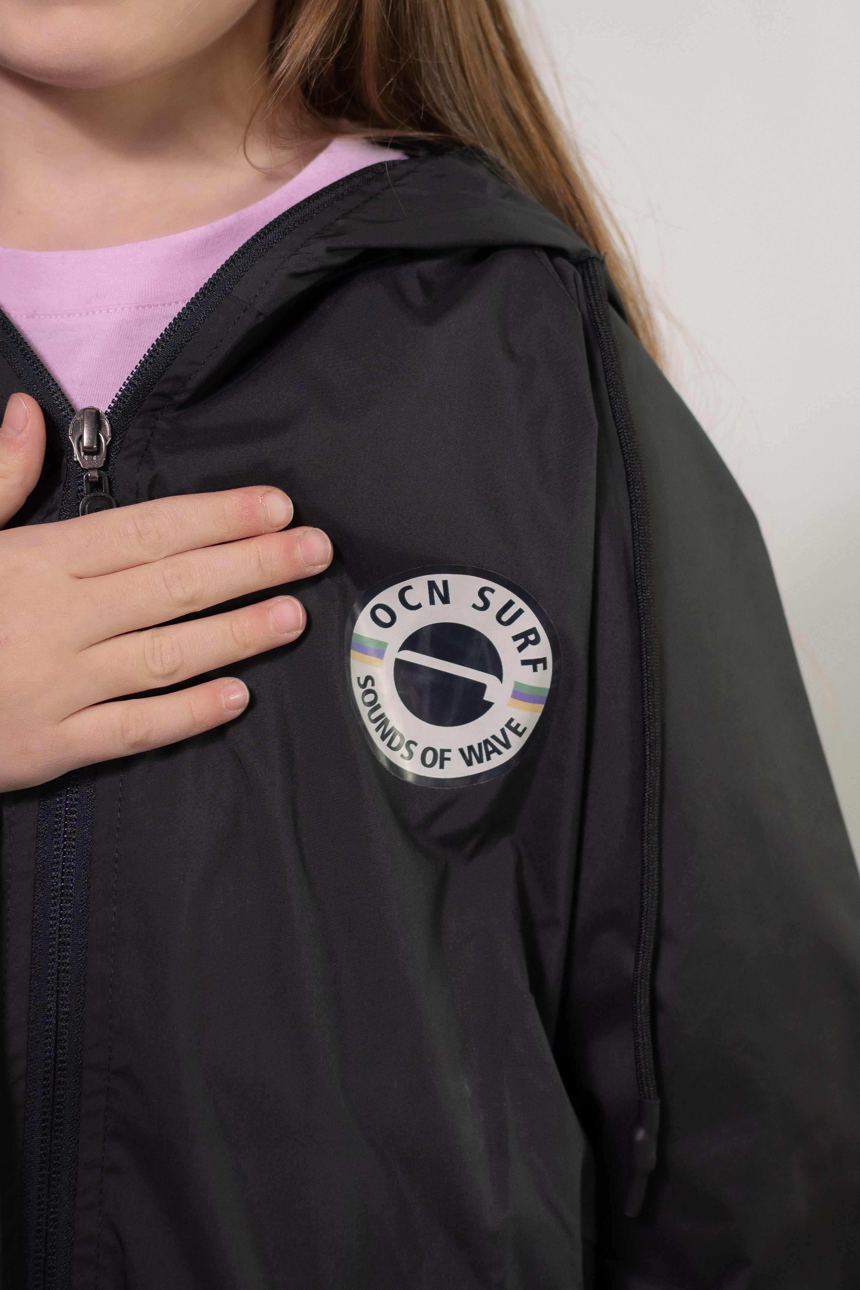 Piloto Ocn Kids Track Jacket - Black V7 - Lightweight Athletic Running Jacket for Boys & Girls - Perfect for School Sports, Outdoor Play & Casual Wear