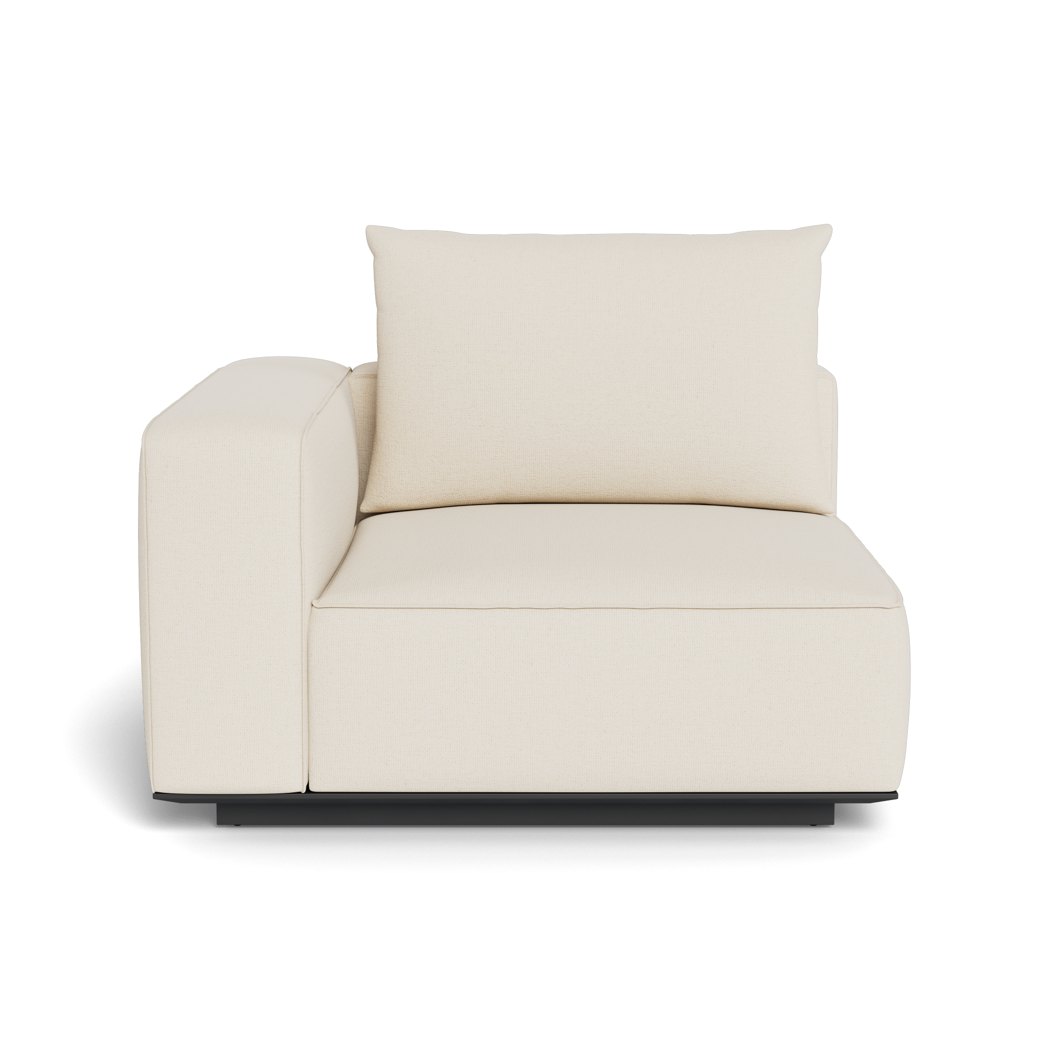 Santorini Outdoor Corner Left Sectional Sofa Set - Waterproof Wicker Patio Furniture for Garden, Poolside, Backyard & Balcony - Comfortable All-Weather Lounge Seating