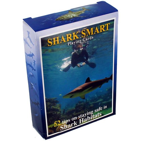 Premium SEA and SKY Shark-Themed Smart Playing Cards - Waterproof & Durable for Poker, Magic Tricks, Travel & Outdoor Games