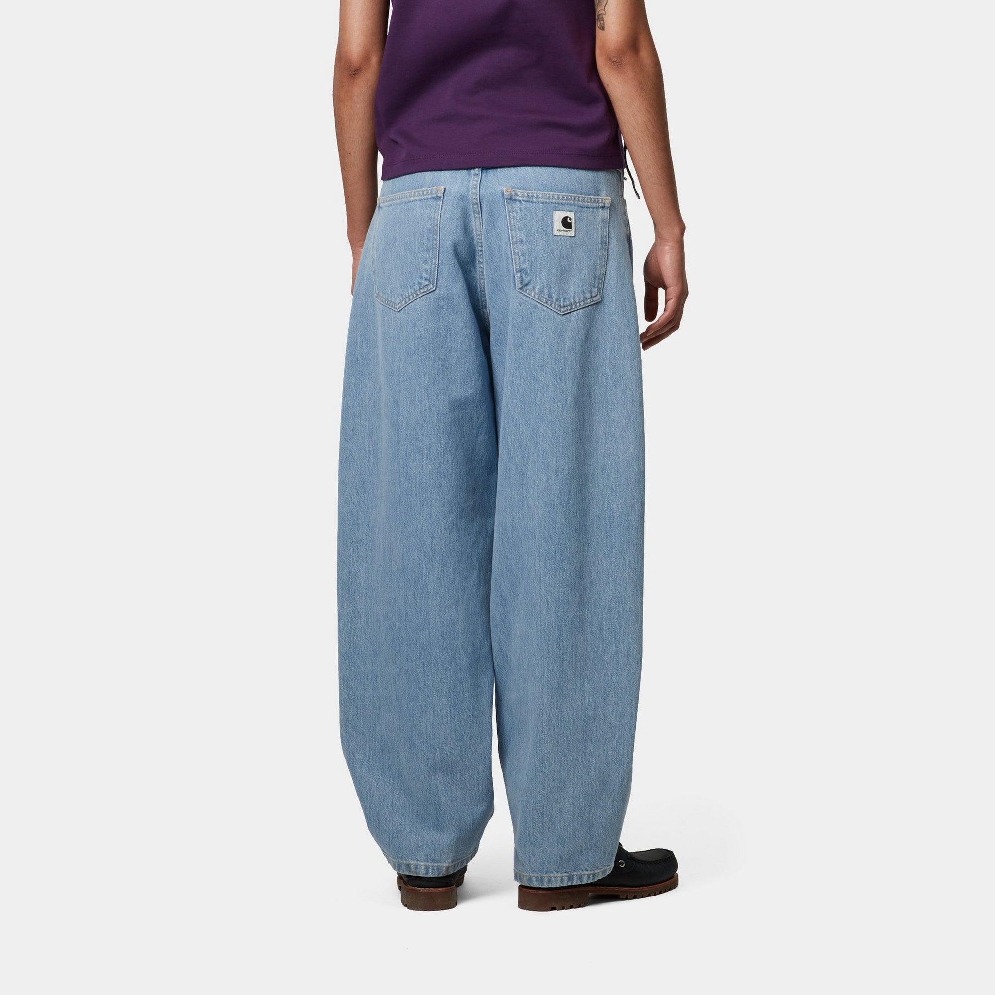 Brandon Women's Pants - Stone Bleached Blue Denim Jeans for Casual Wear & Everyday Comfort | Perfect for Work, Outings & Relaxing
