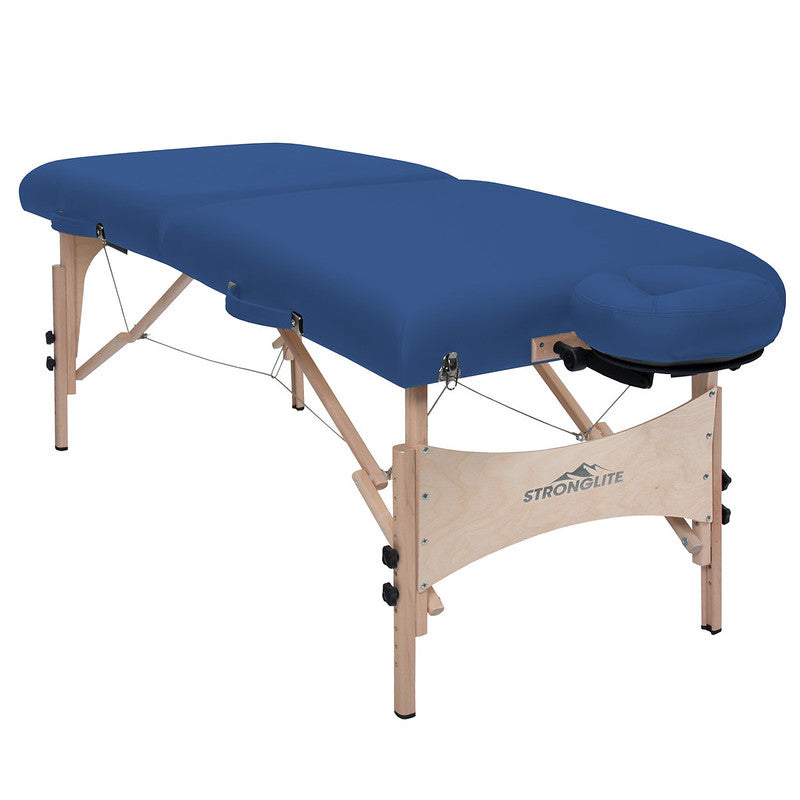 Earthlite Classic Deluxe Portable Massage Table with Carrying Case - Professional Foldable Massage Bed for Home, Spa & Therapy Sessions